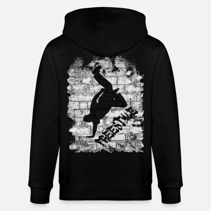 Nage libre - Veste à capuche bio CULTIVATOR Stanley/Stella Unisexe - noir