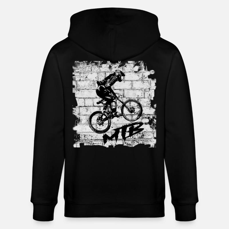 Vélo VTT - Veste à capuche bio CULTIVATOR Stanley/Stella Unisexe - noir