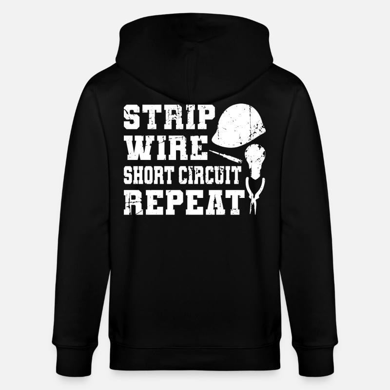 Devis d’ingénieur électricien - Veste à capuche bio CULTIVATOR Stanley/Stella Unisexe - noir