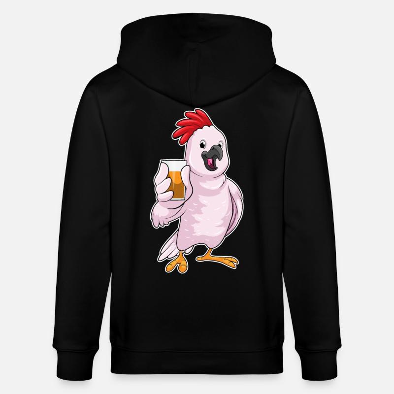 Jus de perroquet - Veste à capuche bio CULTIVATOR Stanley/Stella Unisexe - noir