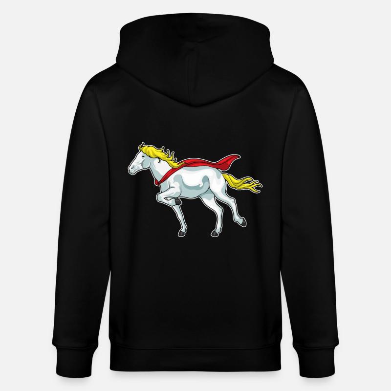 Cap de cheval - Veste à capuche bio CULTIVATOR Stanley/Stella Unisexe - noir