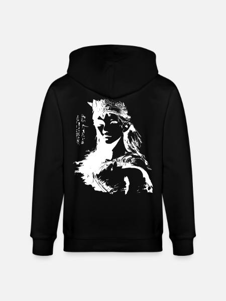 Fille fantôme Princesse Guerrière - Veste à capuche bio CULTIVATOR Stanley/Stella Unisexe - noir
