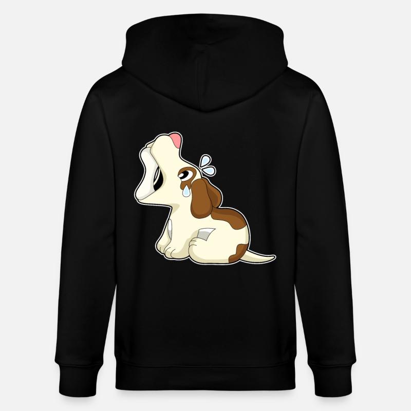 Os de chien - Veste à capuche bio CULTIVATOR Stanley/Stella Unisexe - noir