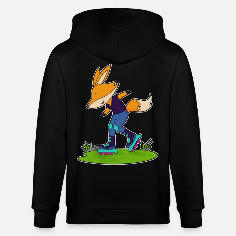Fuchs Inline skating Inline skates - Stanley/Stella CULTIVATOR  Unisex Organic Hooded Jacket - black