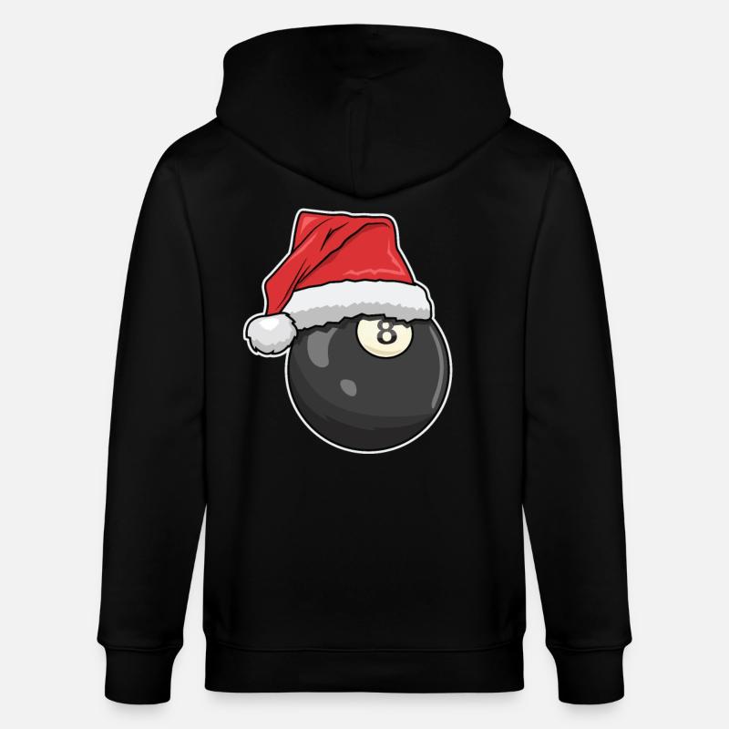 Billard de Noël - Veste à capuche bio CULTIVATOR Stanley/Stella Unisexe - noir