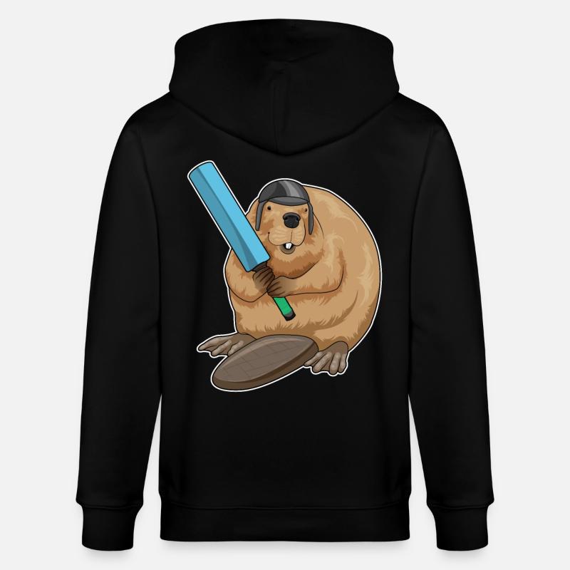 Beaver Cricket Cricket Bat - Veste à capuche bio CULTIVATOR Stanley/Stella Unisexe - noir