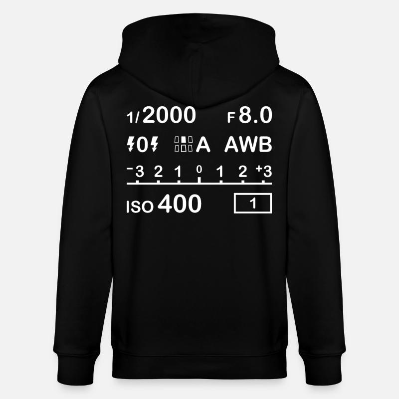 Digitalkamera Einstellungen - Stanley/Stella Unisex Bio-Kapuzenjacke CULTIVATOR  - Schwarz