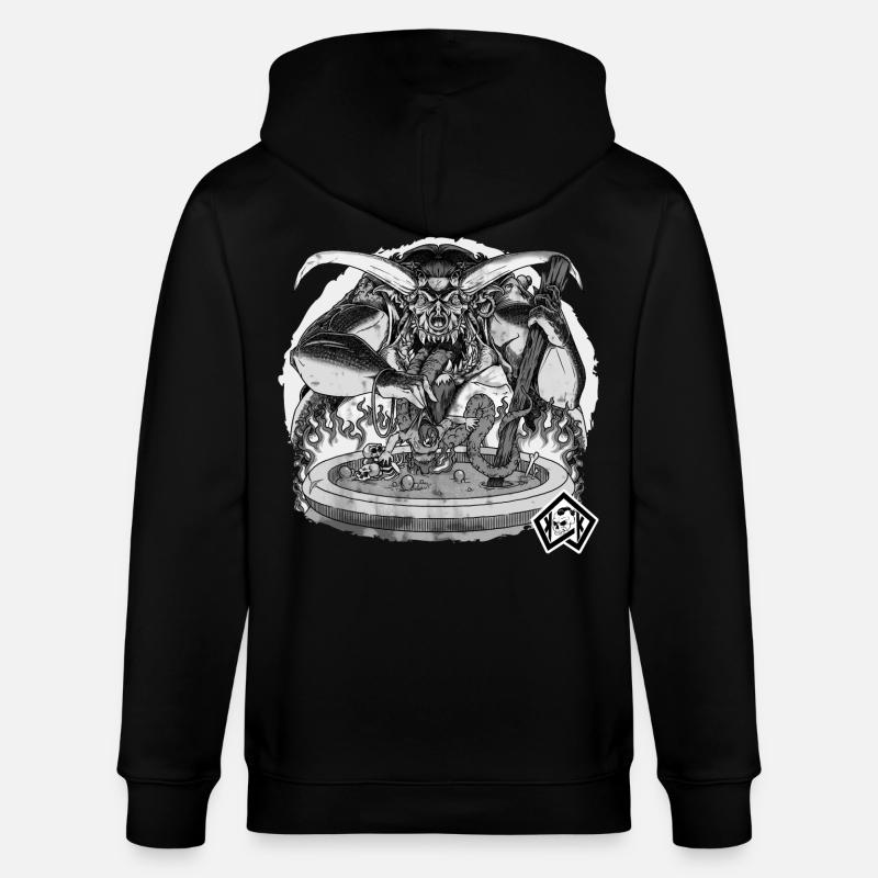 Cuisinier, cuisinier, chef de l’enfer - Veste à capuche bio CULTIVATOR Stanley/Stella Unisexe - noir