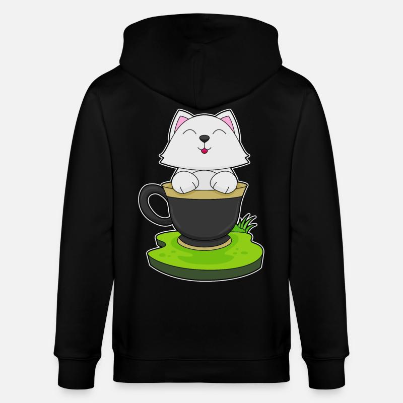 Coupe Cat - Veste à capuche bio CULTIVATOR Stanley/Stella Unisexe - noir