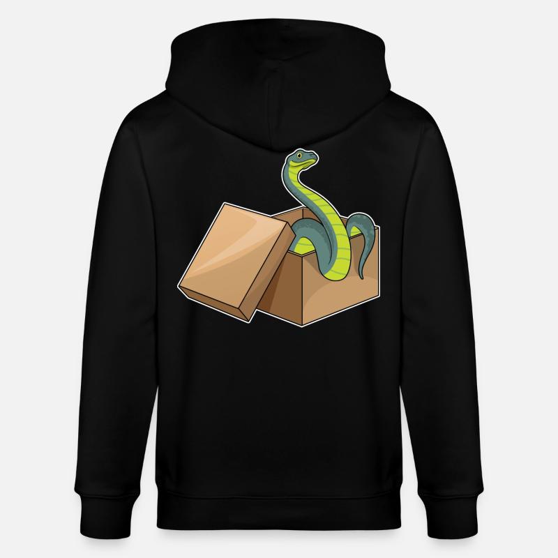 Snake Box - Stanley/Stella CULTIVATOR Unisex Organic Hooded Jacket - black