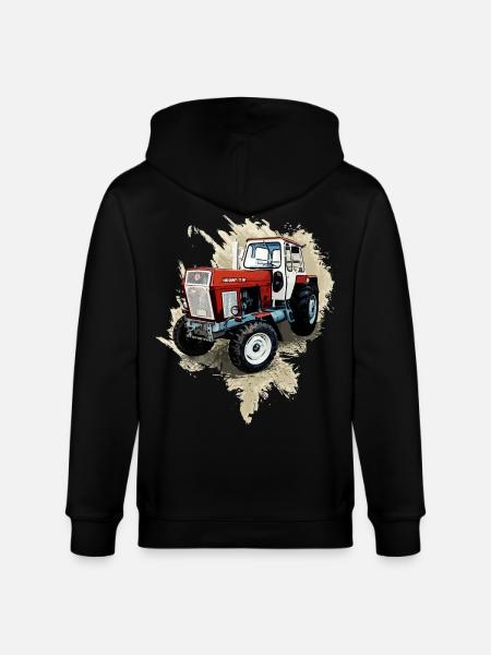 Tractor Fortschritt ZT 300 - Chaqueta con capucha ecológica unisex CULTIVATOR de Stanley/Stella - negro