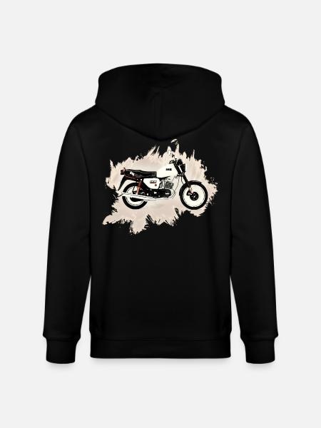 MZ ETZ 150 - Stanley/Stella CULTIVATOR Unisex Organic Hooded Jacket - black