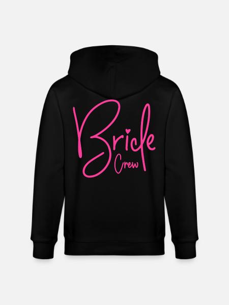 Bride Crew - Stanley/Stella CULTIVATOR Unisex Organic Hooded Jacket - black