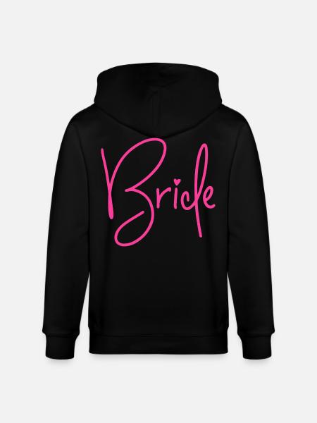 Bride - Braut  - Stanley/Stella Unisex Bio-Kapuzenjacke CULTIVATOR  - Schwarz