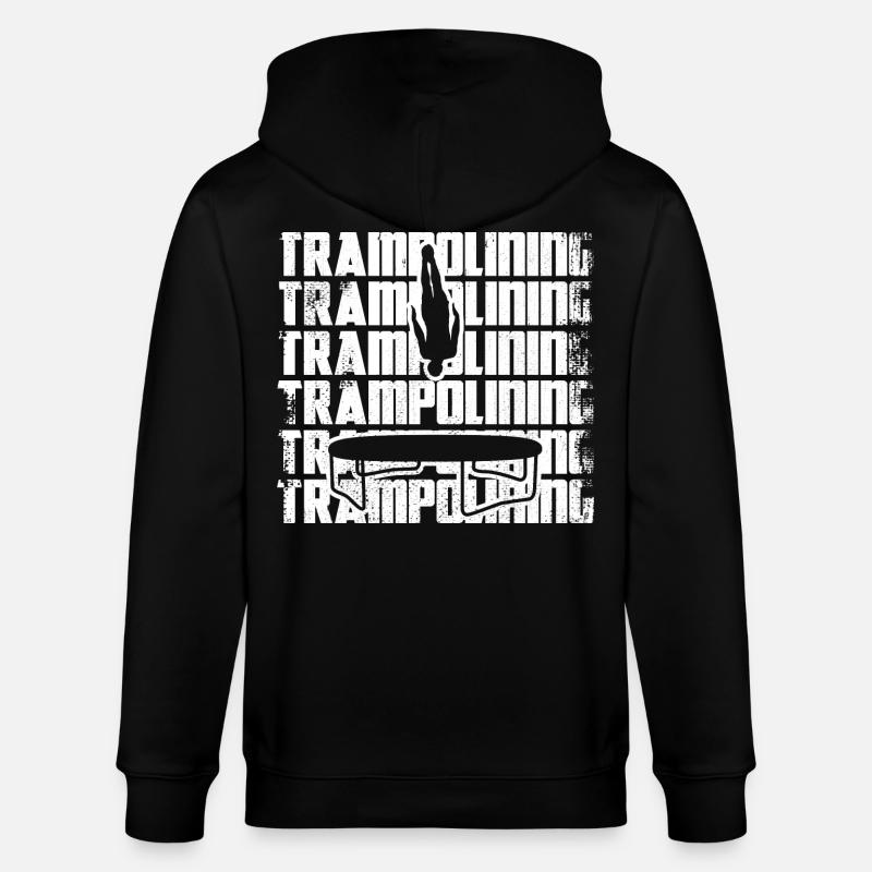 Drôle de pull trampoline - Veste à capuche bio CULTIVATOR Stanley/Stella Unisexe - noir