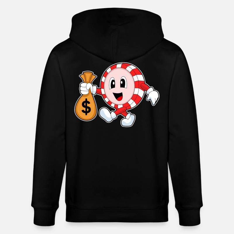 Pokerchips Poker - Stanley/Stella Unisex Bio-Kapuzenjacke CULTIVATOR  - Schwarz