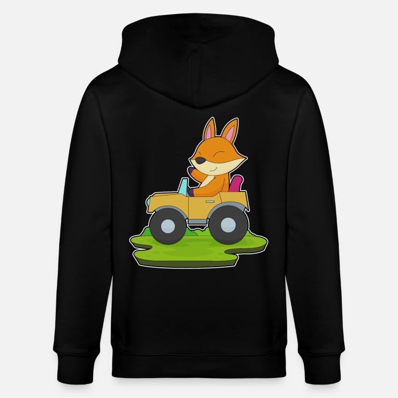Fuchs Auto - Veste à capuche bio CULTIVATOR Stanley/Stella Unisexe - noir