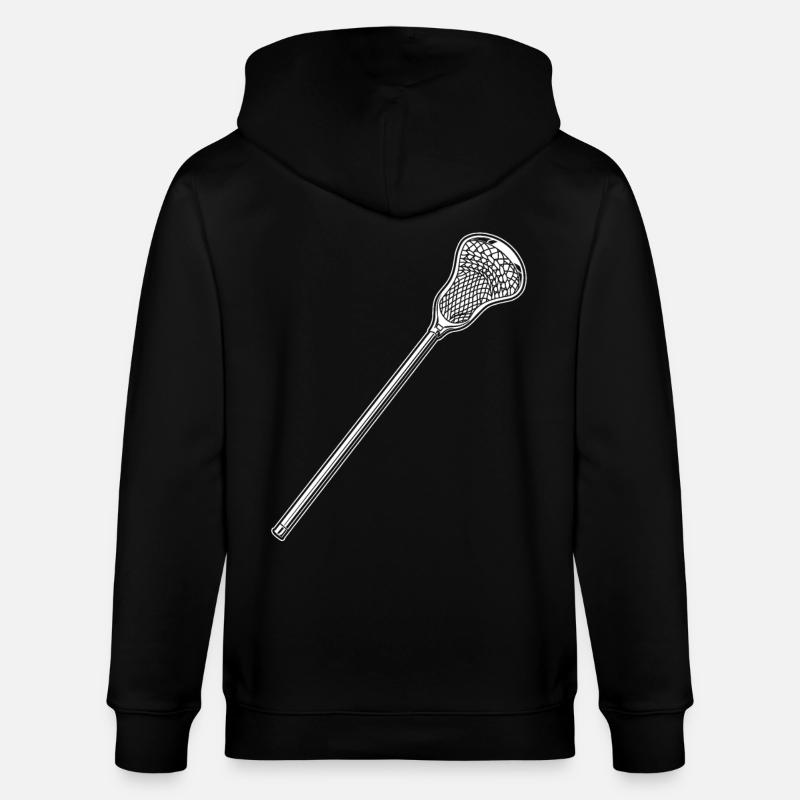 Dessin au bâton de crosse - Veste à capuche bio CULTIVATOR Stanley/Stella Unisexe - noir