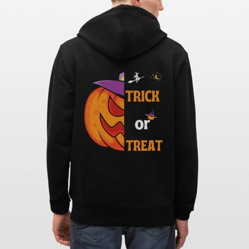 Halloween-Geschenk "Süßes oder Saures" Stanley/Stella Unisex Bio-Kapuzenjacke CULTIVATOR 