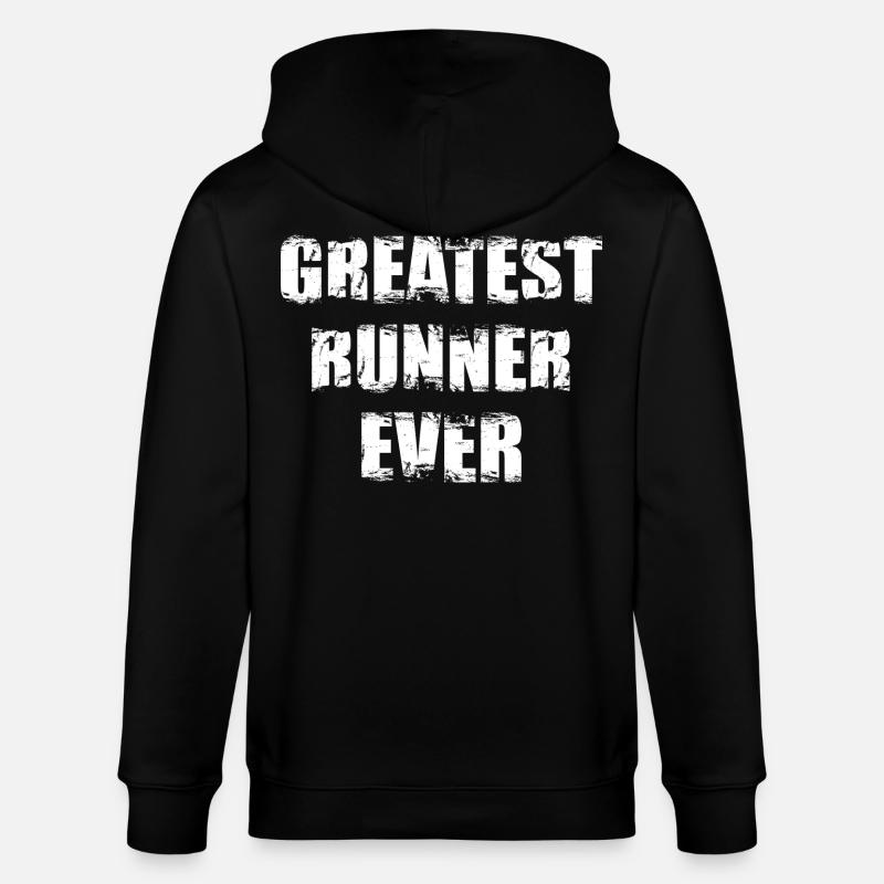 Bester Läufer - Stanley/Stella Unisex Bio-Kapuzenjacke CULTIVATOR  - Schwarz