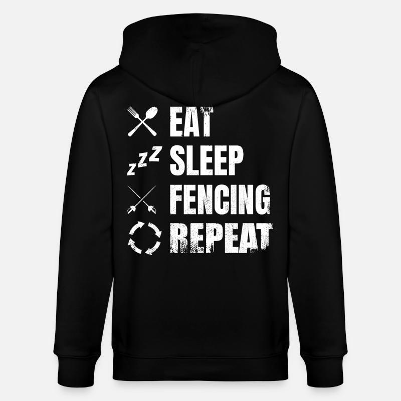 Routine quotidienne de l’escrime - Veste à capuche bio CULTIVATOR Stanley/Stella Unisexe - noir