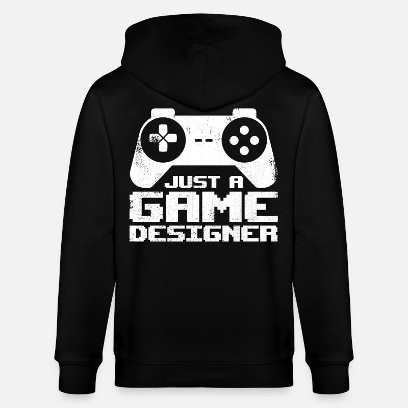 Game Designer - Stanley/Stella Unisex Bio-Kapuzenjacke CULTIVATOR  - Schwarz