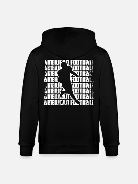 American Football Players - Stanley/Stella CULTIVATOR Unisex Organic Hooded Jacket - black