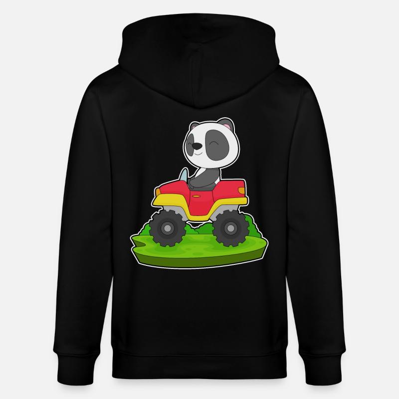 Panda Auto - Stanley/Stella Unisex Bio-Kapuzenjacke CULTIVATOR  - Schwarz