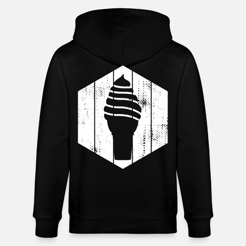 Softeis - Stanley/Stella Unisex Bio-Kapuzenjacke CULTIVATOR  - Schwarz