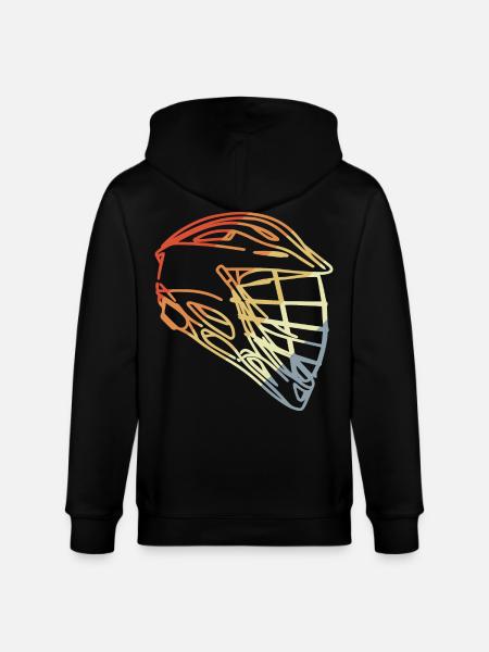 Lacrosse Helm Retro Stil - Stanley/Stella Unisex Bio-Kapuzenjacke CULTIVATOR - Schwarz