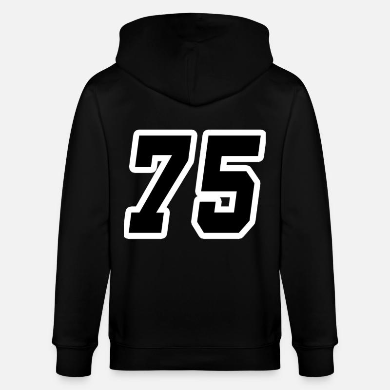 Nummer fünfundsiebzig 75 - Stanley/Stella Unisex Bio-Kapuzenjacke CULTIVATOR  - Schwarz