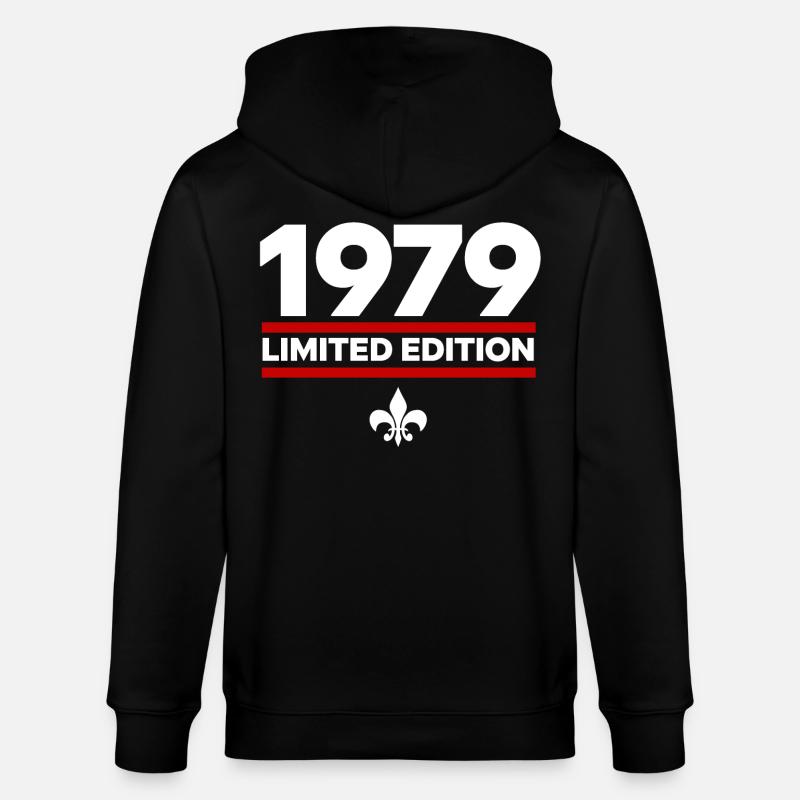 1979 Limited Edition - Stanley/Stella Unisex Bio-Kapuzenjacke CULTIVATOR  - Schwarz