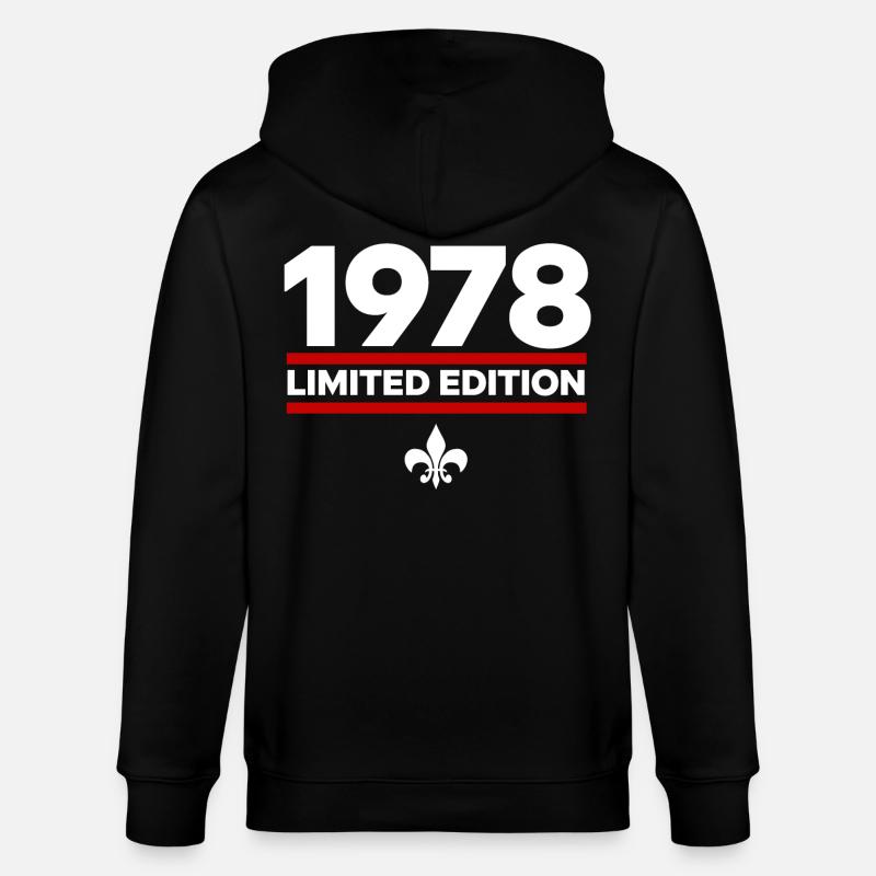 Édition limitée de 1978 - Veste à capuche bio CULTIVATOR Stanley/Stella Unisexe - noir