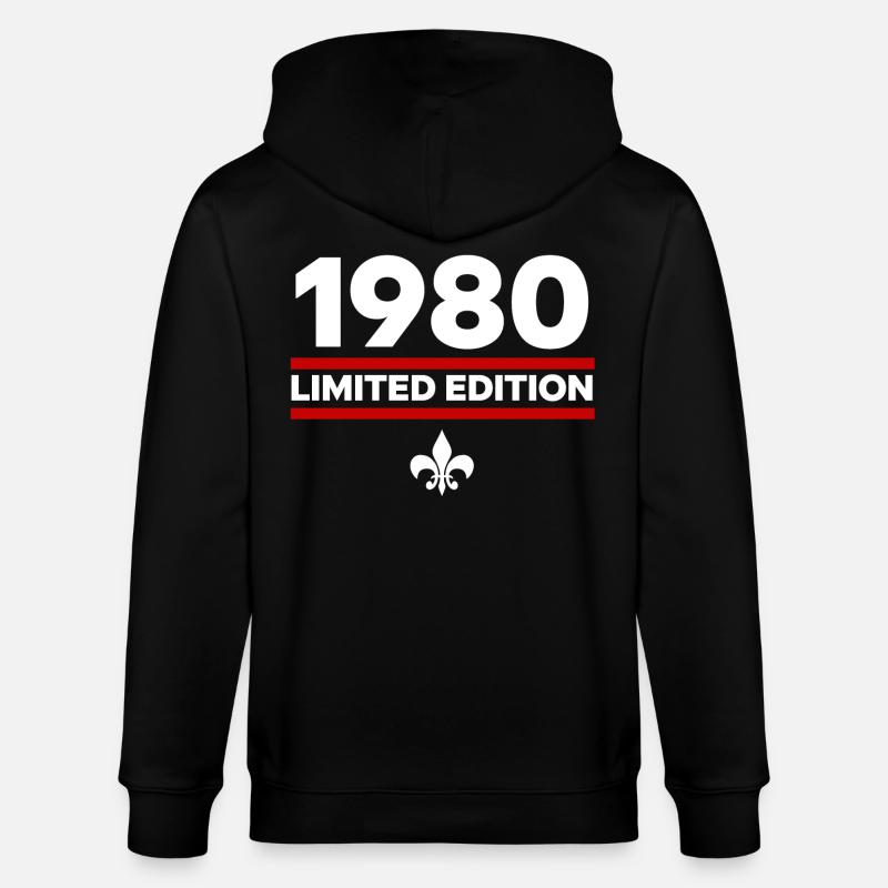 Édition limitée de 1980 - Veste à capuche bio CULTIVATOR Stanley/Stella Unisexe - noir