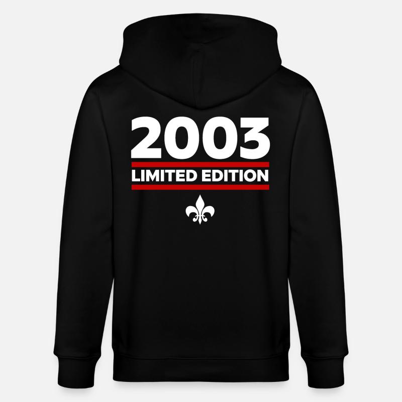 Édition limitée 2003 - Veste à capuche bio CULTIVATOR Stanley/Stella Unisexe - noir
