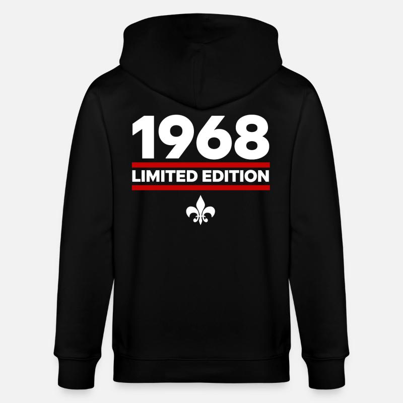 Édition limitée de 1968 - Veste à capuche bio CULTIVATOR Stanley/Stella Unisexe - noir