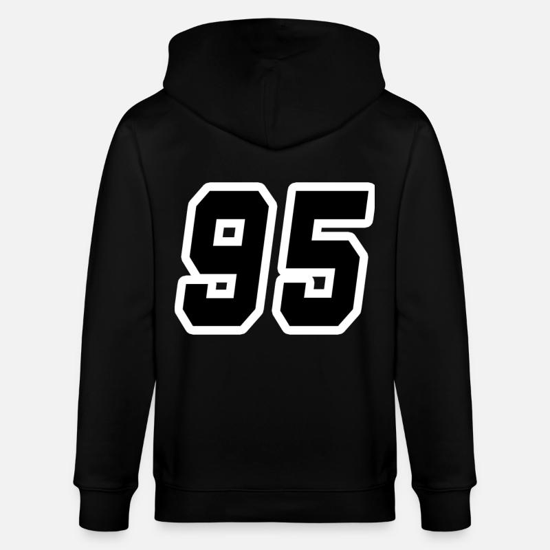 Nummer fünfundneunzig 95 - Stanley/Stella Unisex Bio-Kapuzenjacke CULTIVATOR  - Schwarz