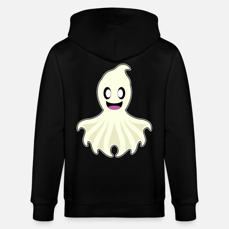 Krake Geist - Stanley/Stella Unisex Bio-Kapuzenjacke CULTIVATOR  - Schwarz