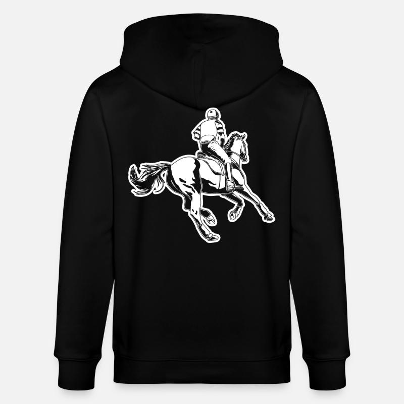 Cavalier - Veste à capuche bio CULTIVATOR Stanley/Stella Unisexe - noir