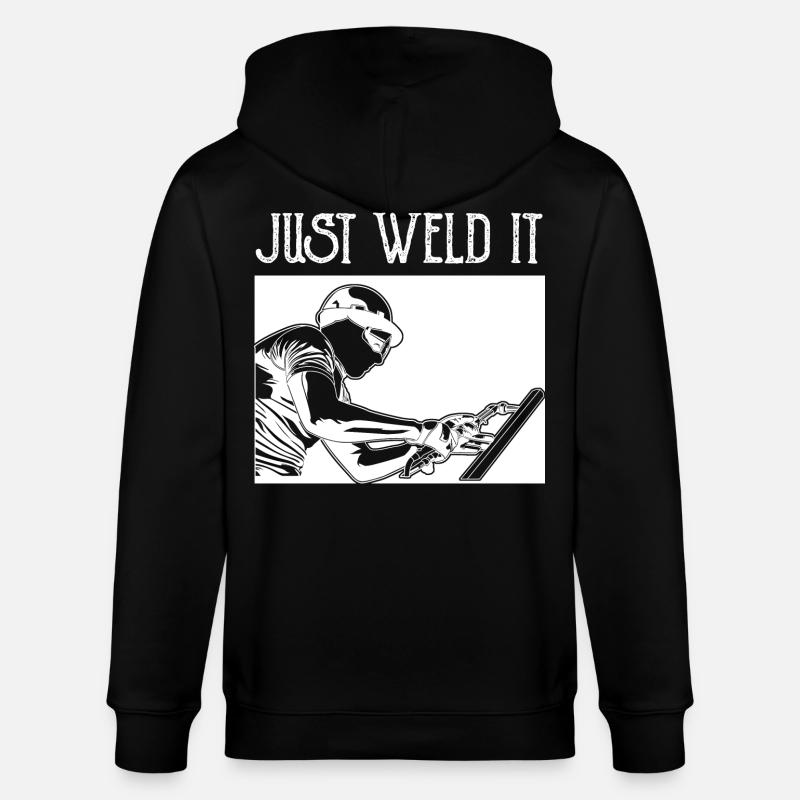 Il suffit de le souder - Veste à capuche bio CULTIVATOR Stanley/Stella Unisexe - noir