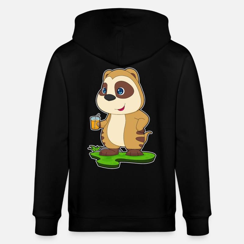 Jus de suricate - Veste à capuche bio CULTIVATOR Stanley/Stella Unisexe - noir