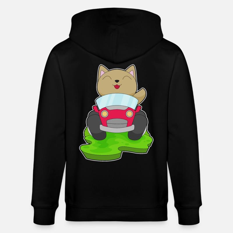 Voiture de chat - Veste à capuche bio CULTIVATOR Stanley/Stella Unisexe - noir