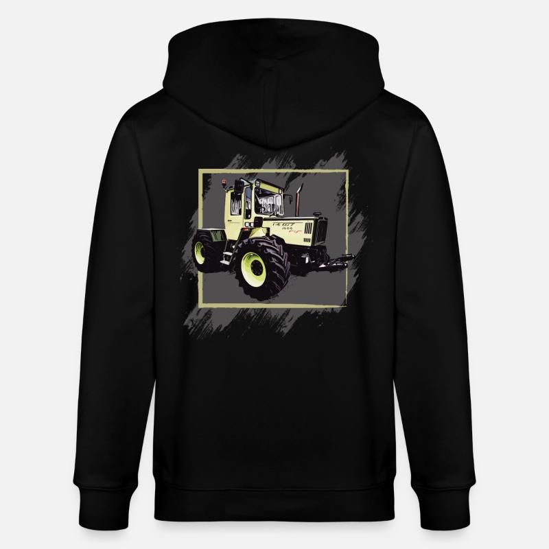 MB Traktor 1000 - Stanley/Stella Unisex Bio-Kapuzenjacke CULTIVATOR  - Schwarz