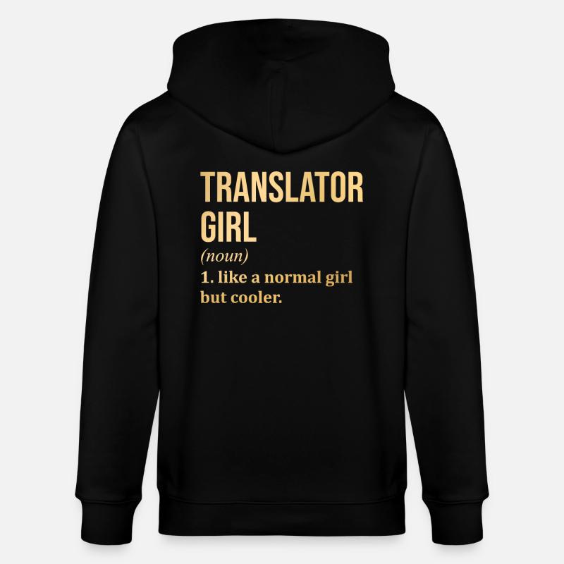 Translator - Veste à capuche bio CULTIVATOR Stanley/Stella Unisexe - noir