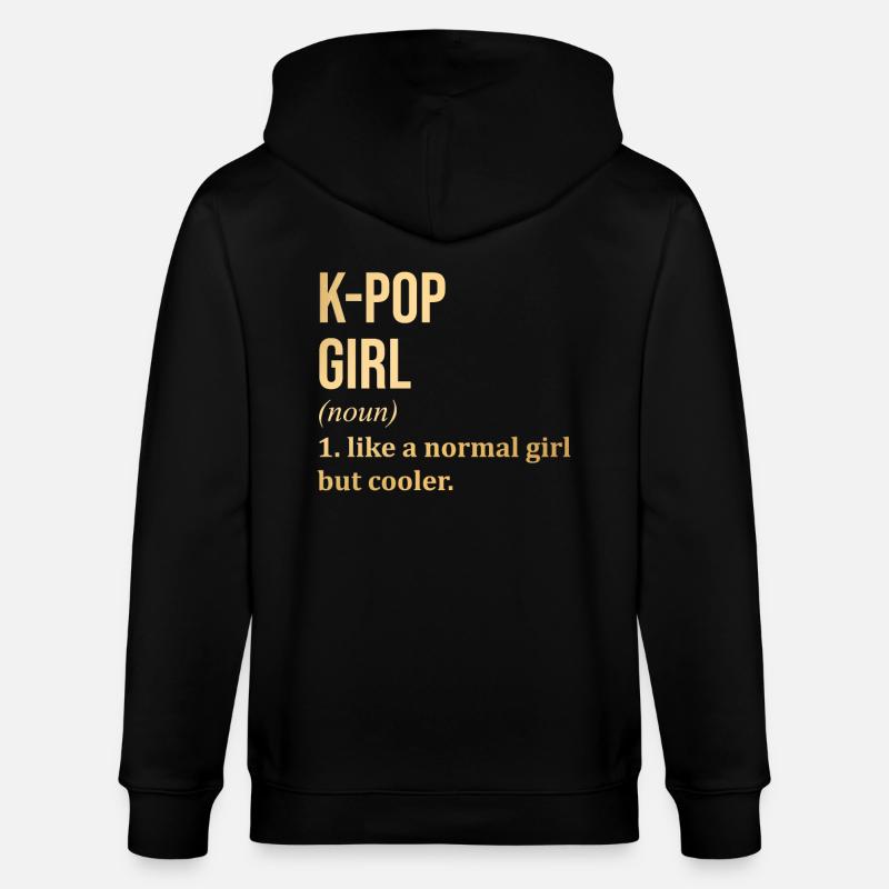 kpop - Stanley/Stella Unisex Bio-Kapuzenjacke CULTIVATOR - Schwarz