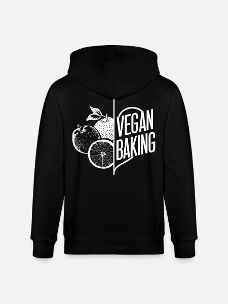 Vegan Backen Obst Küche - Stanley/Stella Unisex Bio-Kapuzenjacke CULTIVATOR - Schwarz