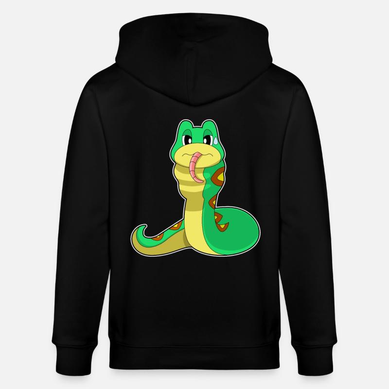 Nourriture pour serpents - Veste à capuche bio CULTIVATOR Stanley/Stella Unisexe - noir
