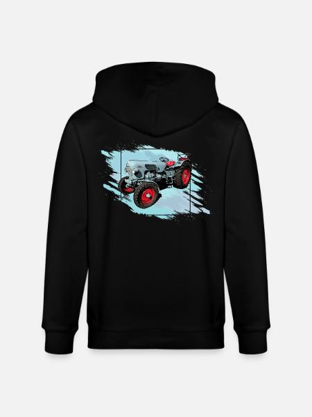 The Tiger EM 235 - Stanley/Stella CULTIVATOR Unisex Organic Hooded Jacket - black