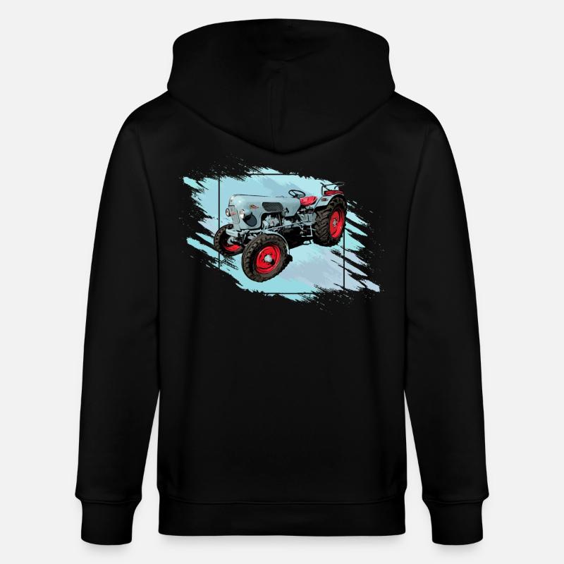 Le Tiger EM 235 - Veste à capuche bio CULTIVATOR Stanley/Stella Unisexe - noir