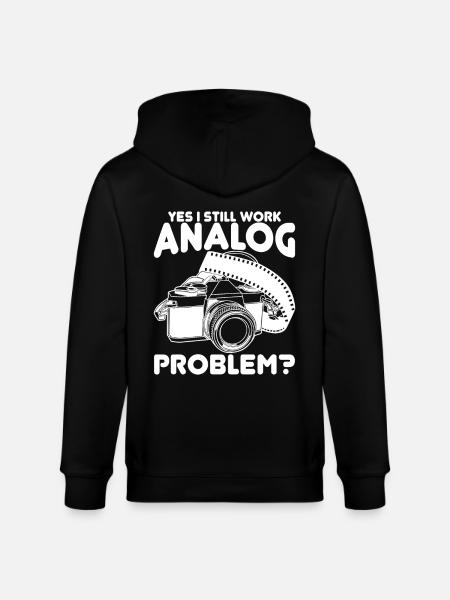 Photography Joke - Stanley/Stella CULTIVATOR  Unisex Organic Hooded Jacket - black